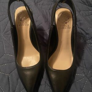 Vince Camuto Black Women's Slingback Shoes